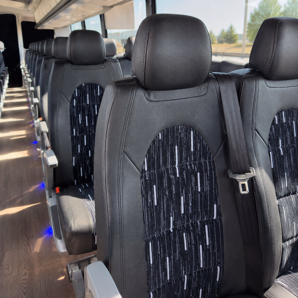 denton book charter buses for government military groups in denton