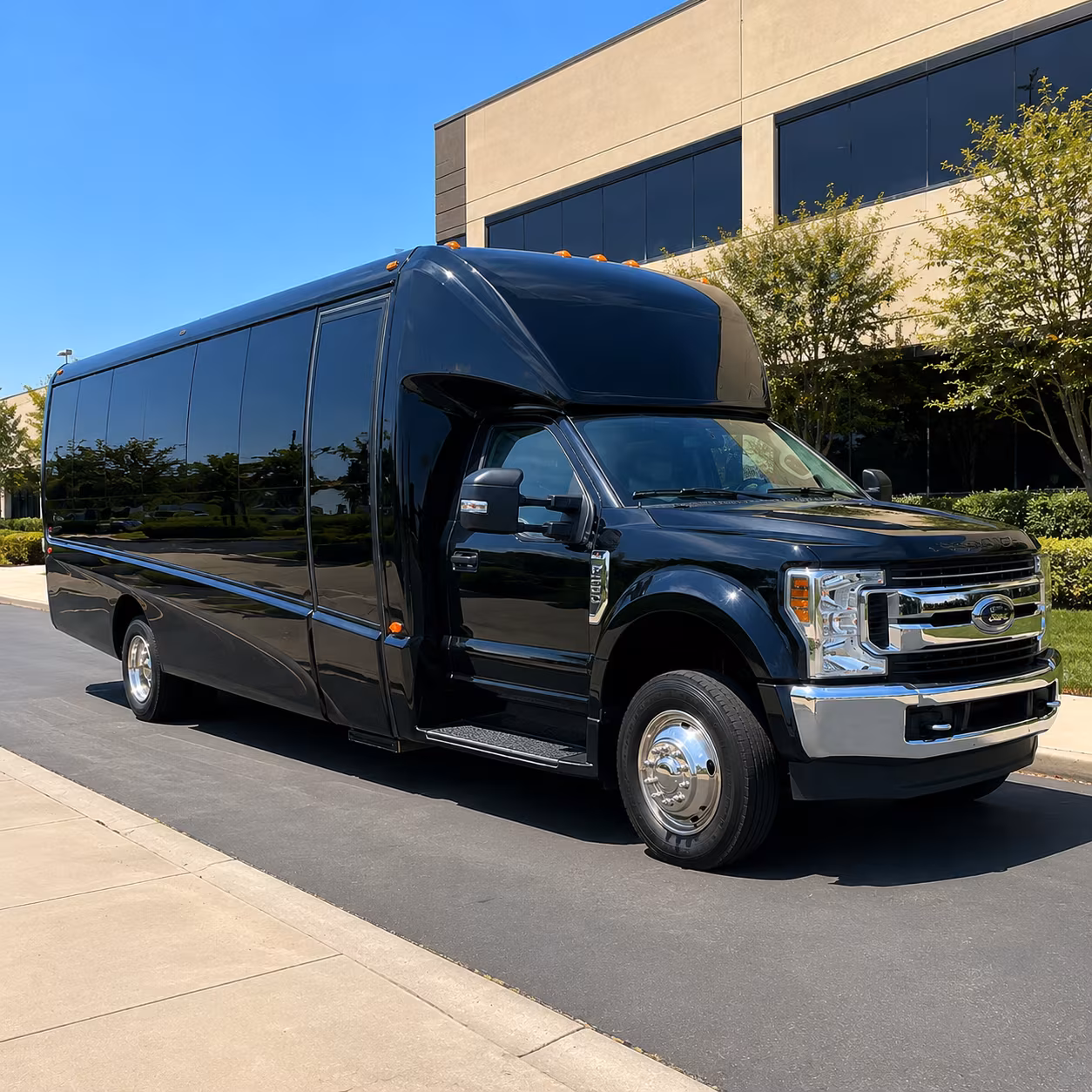 denton long distance charter buses to and from denton