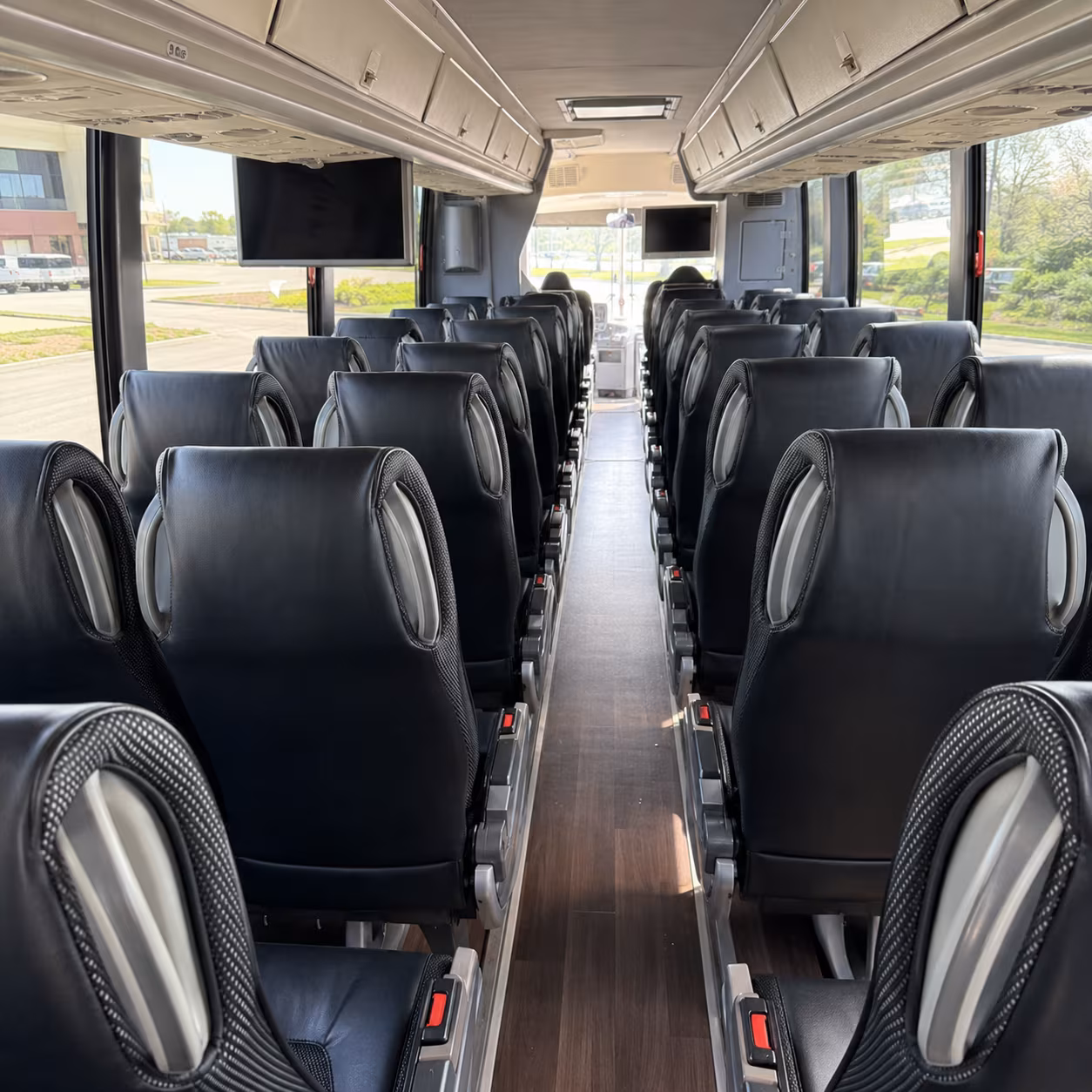 denton spacious charter bus rentals for denton wedding groups