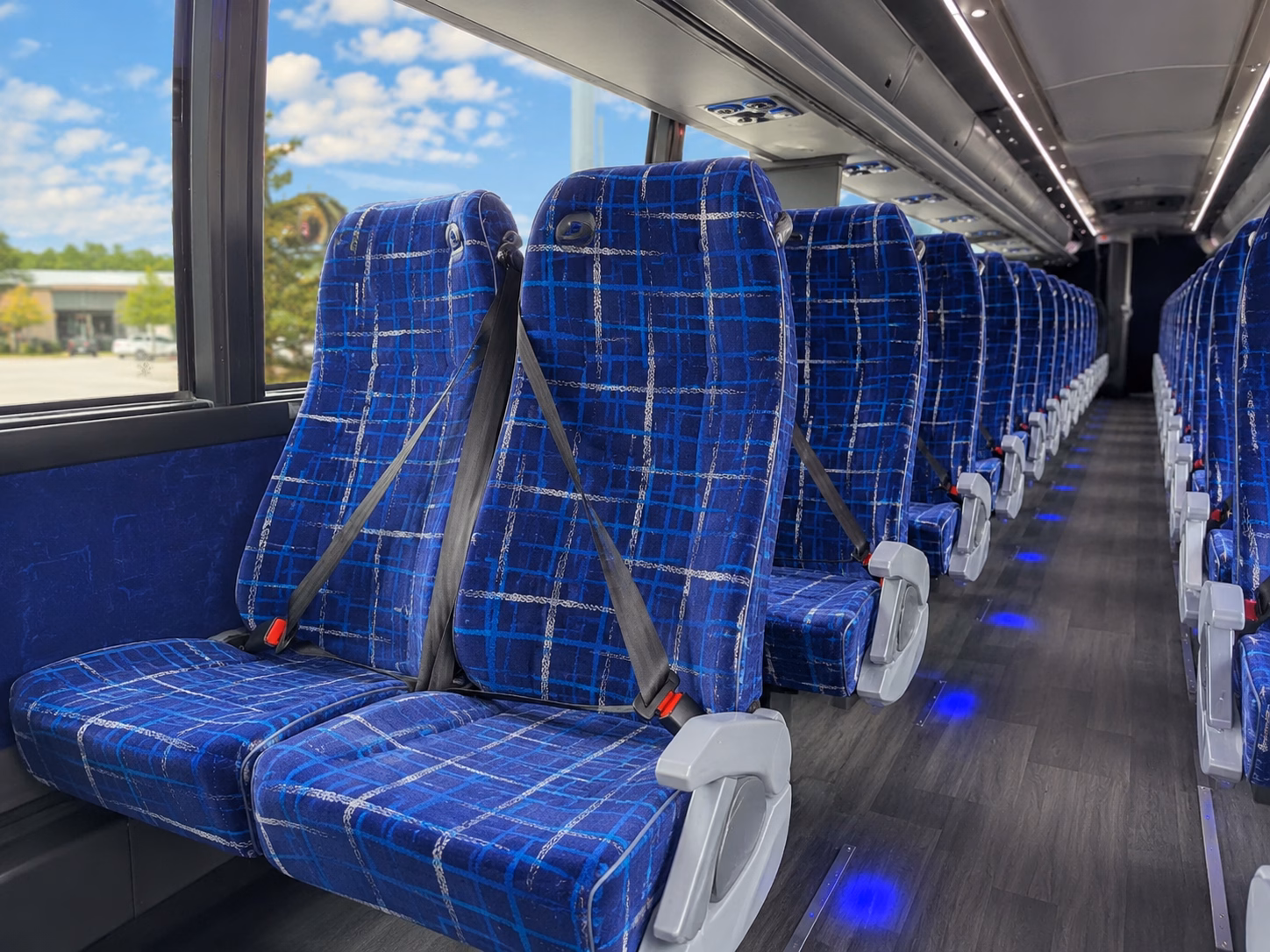 irving event transportation on a private charter bus