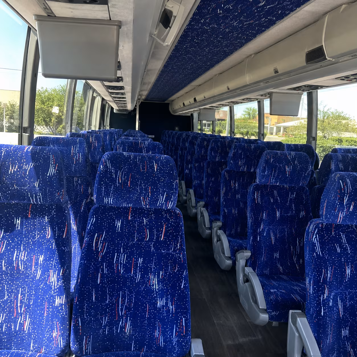 the colony long distance charter bus rental