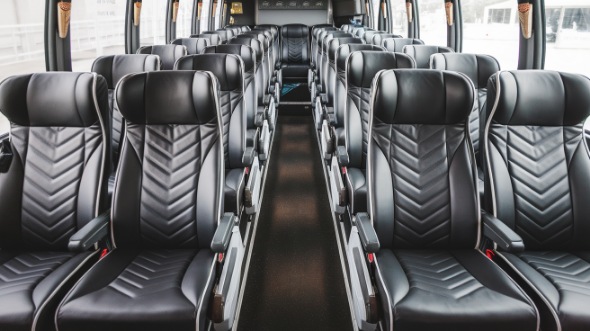 55 passenger charter bus rental garland