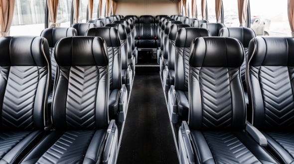 56 passenger charter bus rental denton