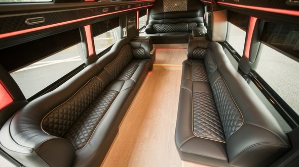 carrollton sprinter limo rental interior